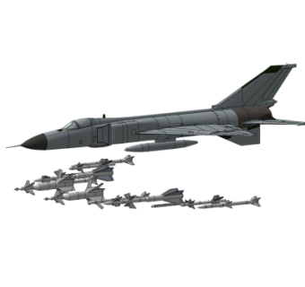 现代飞机su模型