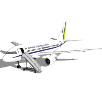 现代飞机su模型