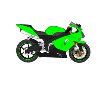 现代摩托车su模型