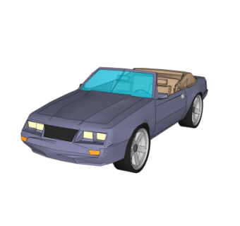 现代汽车su模型