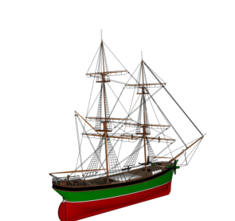 现代帆船su模型