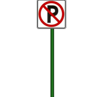 现代交通指示牌su模型