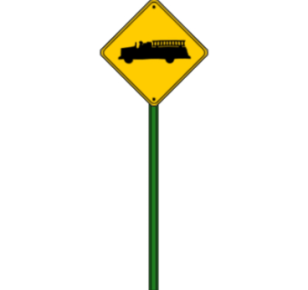 现代交通指示牌su模型