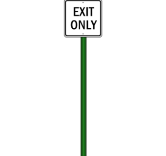 现代交通指示牌su模型