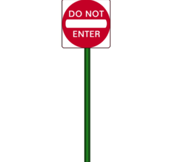 现代交通指示牌su模型