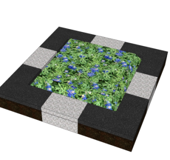 现代树池免费su模型