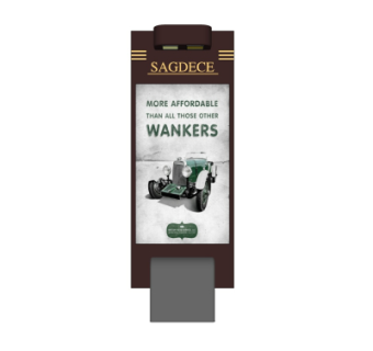 现代广告牌su模型