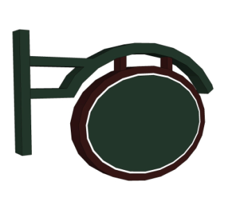 现代指示牌su模型