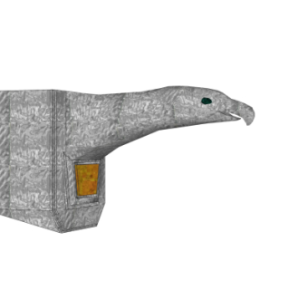 现代鹰头排水口免费su模型