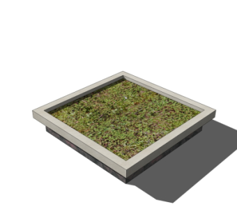 现代树池免费su模型