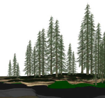 现代园林景观su模型