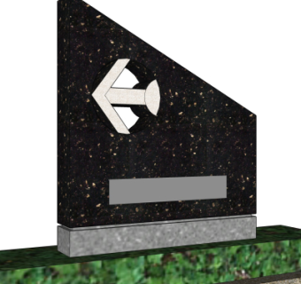 现代指示牌su模型