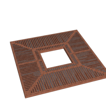 现代树池免费su模型