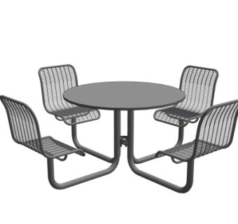 工业风公用椅su模型