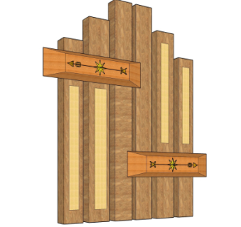 现代指示牌su模型