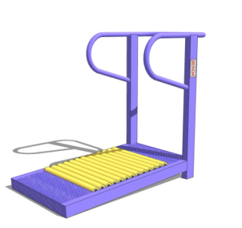 现代户外健身器su模型