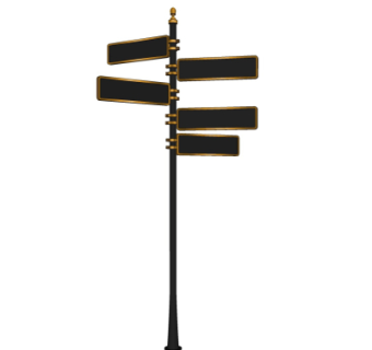 现代指示牌su模型