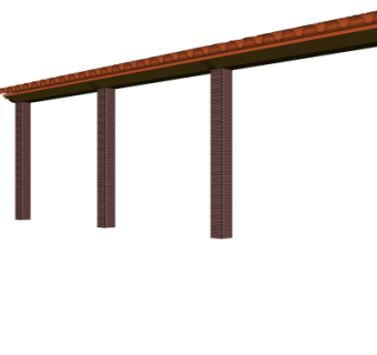 中式走廊免费su模型