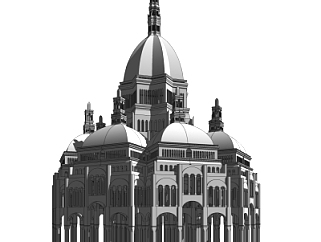 <em>欧式教堂</em>su模型