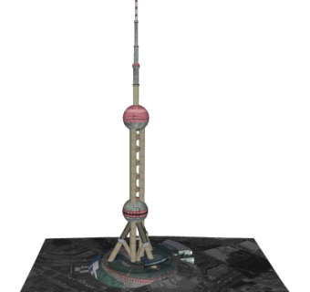 现代信号塔免费su模型