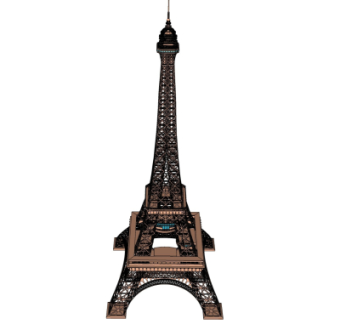 现代埃菲尔铁塔su模型