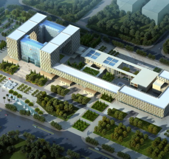 现代办公楼su模型