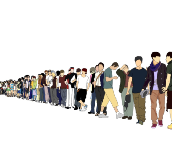 现代2d人物组件su模型