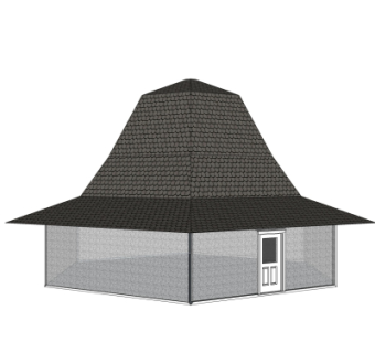 东南亚建筑su模型