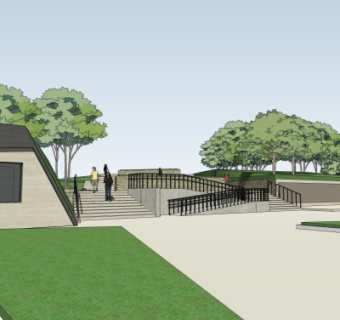 现代公园景观su模型