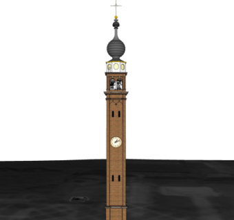 欧式钟塔免费su模型