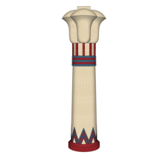 欧式柱子su模型