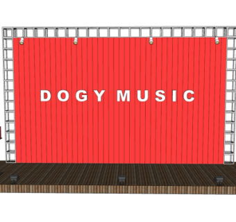 现代演出台免费su模型