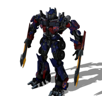 现代机器人变形金刚su模型