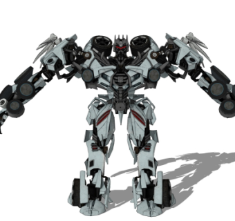 现代机器人变形金刚su模型
