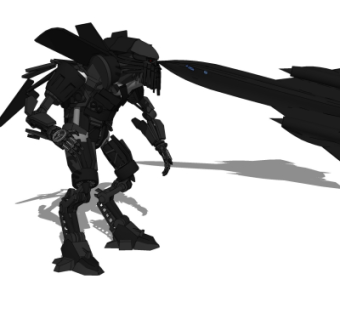 现代机器人变形金刚su模型