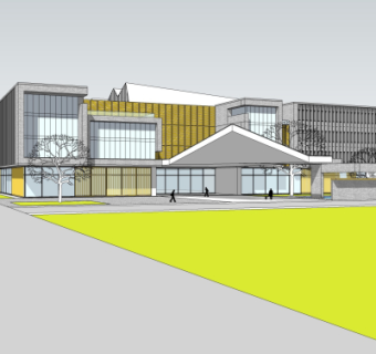 现代幼儿园su模型