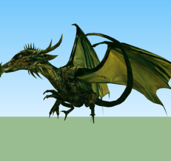 欧式翼龙su模型