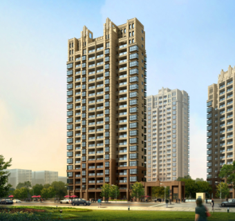 新古典高层公寓楼su模型