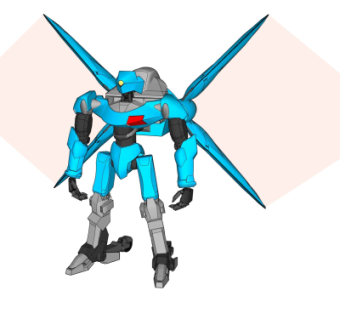 现代高达机器人su模型