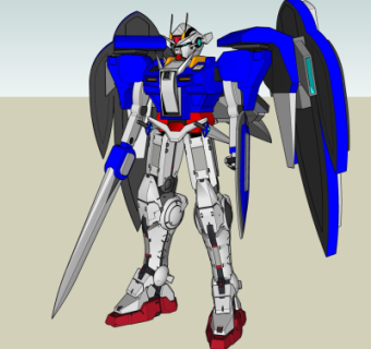 现代高达机器人su模型