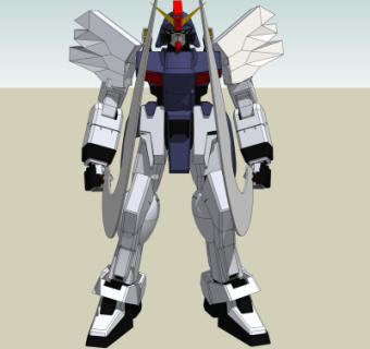 现代高达机器人su模型