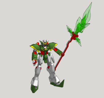 现代高达机器人su模型