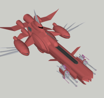 现代高达机器人su模型