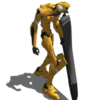 现代高达机器人su模型