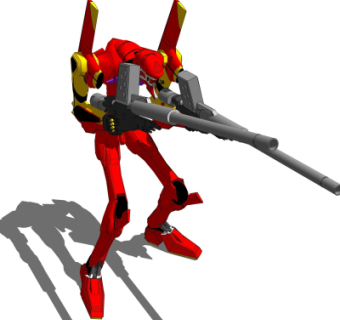 现代高达机器人su模型