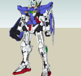 现代高达机器人su模型