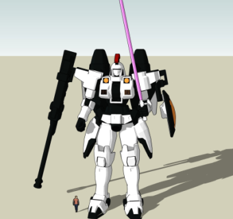 现代高达机器人su模型