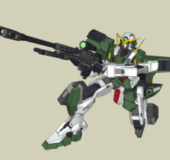 现代高达机器人su模型