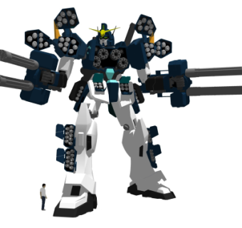 现代高达机器人su模型