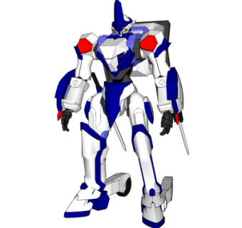 现代高达机器人su模型